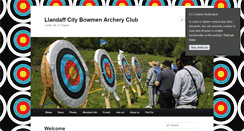 Desktop Screenshot of llandaffcitybowmen.com